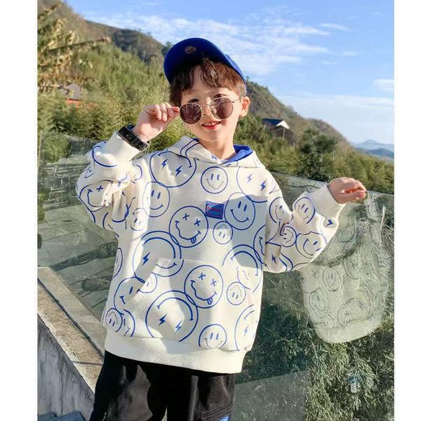 

pullover teen boys sweatshirt spring autumn long sleeve children boy letter print bottoming shirt kids 6 8 10 12 14 y 221010, Blue