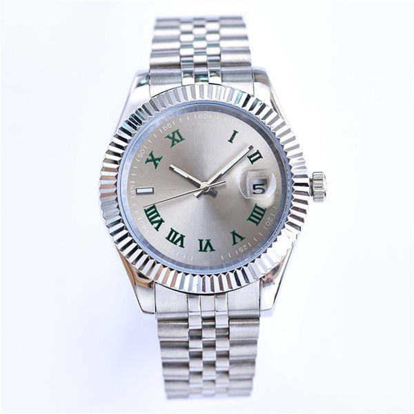 

mens automatic mechanical watches 2813 movement full stainless steel strapwatch sapphire waterproof sports self-wind fashion wristwatches gi, Slivery;brown