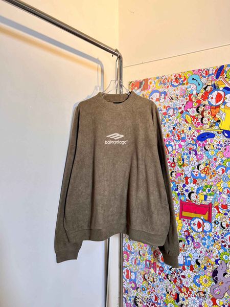 

men's plus size hoodies & sweatshirts round neck embroidered and printed polar style summer wear with street pure cotton 3mn, Black;brown