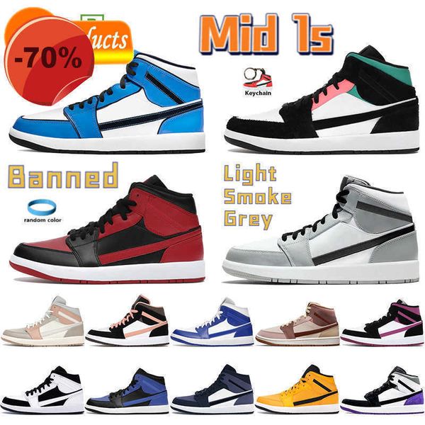 

mid light smoke grey 1 1s basketball shoes sneakers pink quartz signal blue kentucky banned se royal unc shadow red zig zag men sports