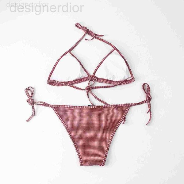 

bikinis set designer 2020 new d letter leopard check split bikini swimsuit 6ngc