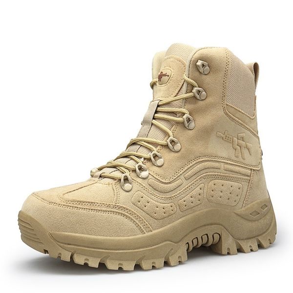 

boots winter snow military flock desert boots men tactical combat boots botas work safety shoes big size 3946 221008, Black
