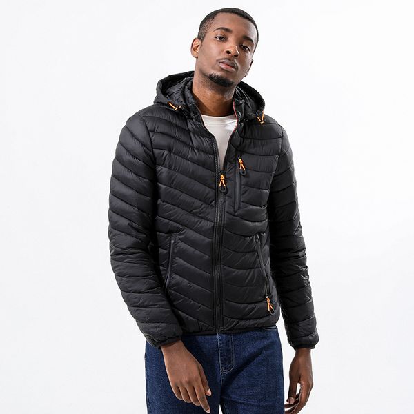 

men's jackets men's winter jacket arrivals lightweight casual hat detachable parkas men thickwinter keep warm fashion slim fit par, Black;brown