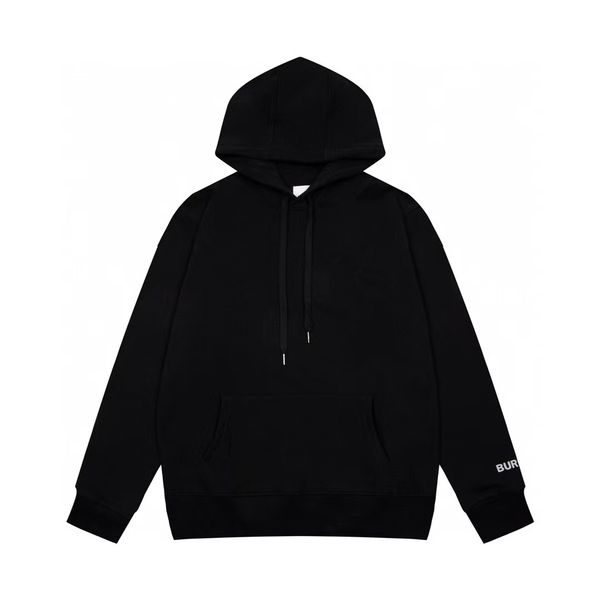 

2022 the latest men's and women's sweater hoodies customized terry fabric level version production of high-end zhangzai small mons, Black
