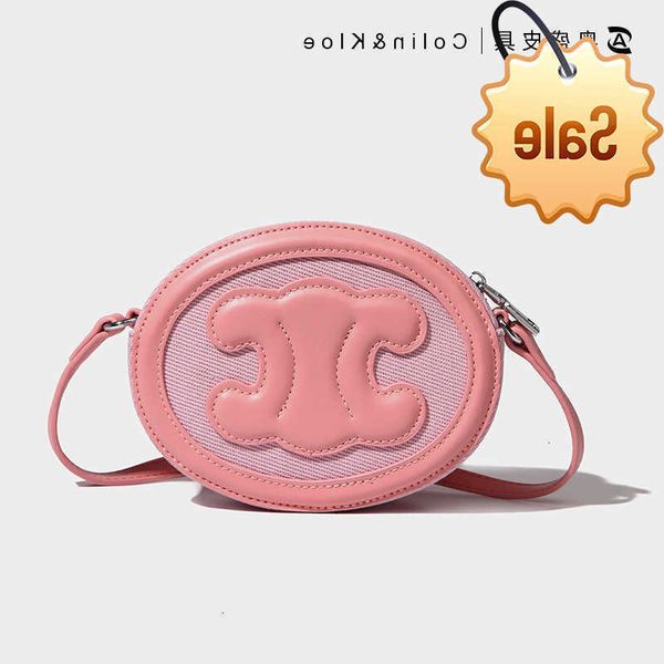 

designer bags cherry blossom powder triumphal arch pig nose moon cute mini small round cake bag msenger mobile phone factory direct sale