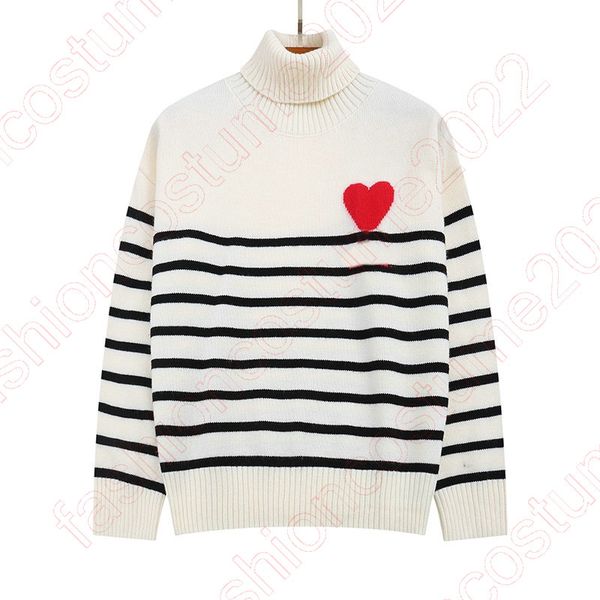 

men's sweaters mi de coeur striped oversize sweater winter knitting sweater pullovers women long sleeve turtleneck knitted sweater chic, White;black