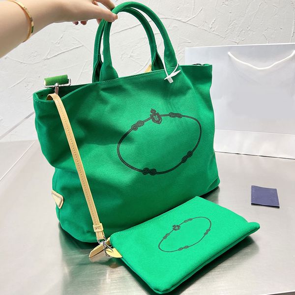 

crossbody composite bag classic tote bag women handbags triangle shoulder shopping bags quality canvas detachable woven wide strap pouch min