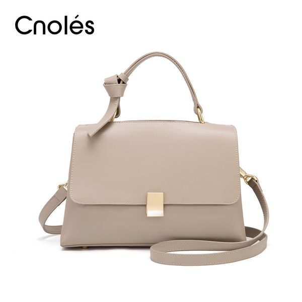 

evening bags cnoles brand genuine leather women's soft fashion versatile handbag shoulder large capacity portable crossbody 221010