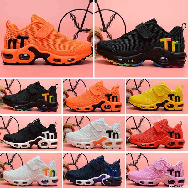 

dhl sell 2022 kids baby plus tn boy girl shoes for children classic parent-child athletic outdoor mix sneaker black casualt7ug