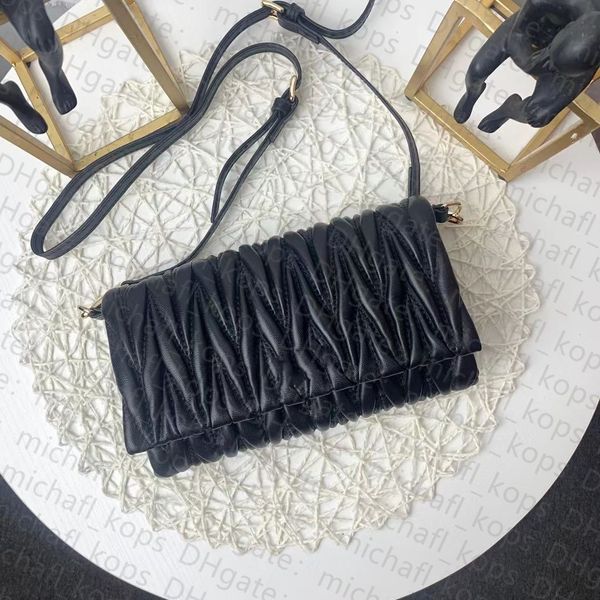 

women bag luxury miu crossbody bag clutch wallet fluffy sheepskin quilted shoulder bags designer handbag purse 2022 messanger tote
