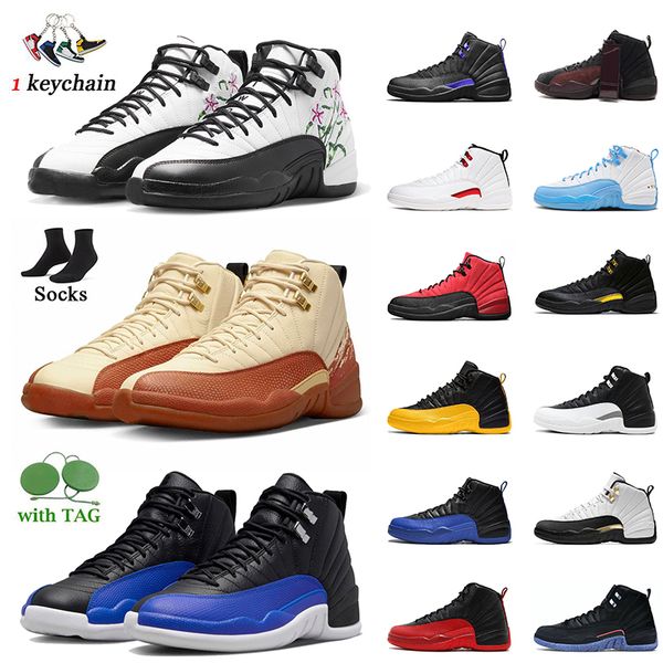 

fashion women mens jumpman 12 basketball shoes 12s floral eastside golf a ma maniere new designer sneakers hyper royal gamma blue reverse fl