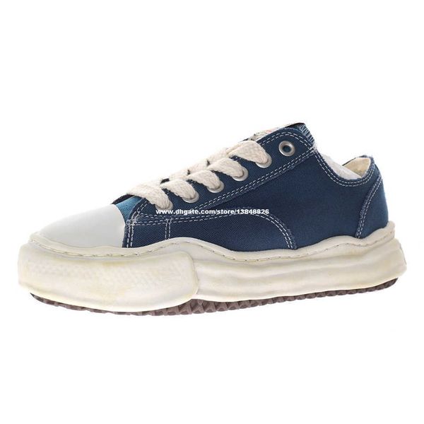 

maison mihara yasuhiro sole canvas shoes men toe cap mmy shoe women