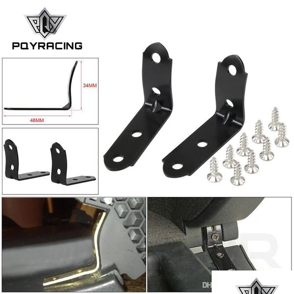 

other auto parts pqy - 2pcs glove box lid hinge snapped repair kit brackets with screws for a4 s4 rs4 b6 b7 8e pqy-cpk01bk dhcarpart dhpcv