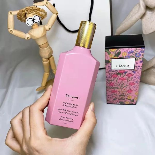 

flora perfume 100ml women perfumes eau de parfum 3.3fl.oz long lasting smell blossom fruit flower edt lady spray fragrance cologne version q