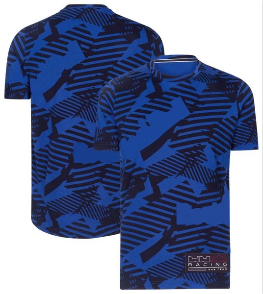 

f1 formula one short sleeve t-shirt 2022 racing suit round collar tee official with the same custom