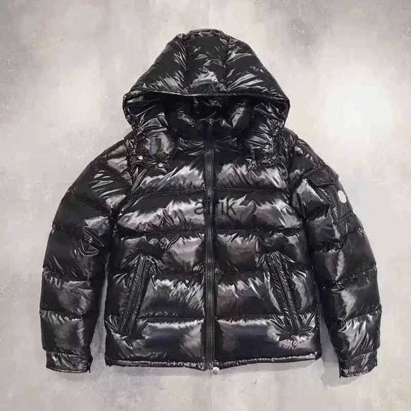 

winter men's jacket women's down monclair designer classic hip hop hat pattern print coat outdoor warm casual coat 00124, Black;brown