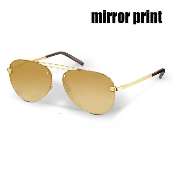 

sunglasses watches jewelry sun glasses women men sun alphabet print large rimless shape gradient mirror glasse z1019e fishing double metal b, White;black