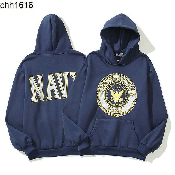 

chaopai american high street kanyess same style sweater letter printing sweater hooded sweater for men and women, Black