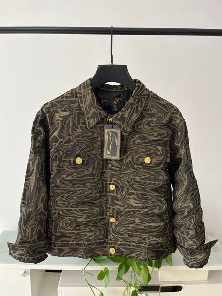 

2022 new men's jacket coat autumn and winter classic all over print co branded coat exclusive sale made by a master perfect style, Black;brown