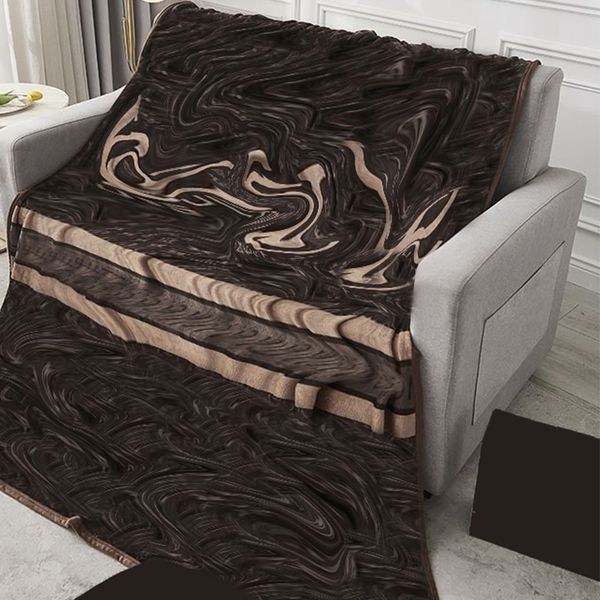 

New Designer Letter Blankets Cashmere s Winter Bed Travel Soft Nap wer Blanket Nice Gift With Box 150x200cm, Beige