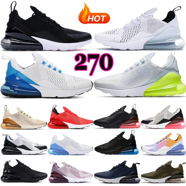

2023 270 270s running shoes for men women sneakers chaussures triple red black core white university red tiger south beach outdoor sports tr