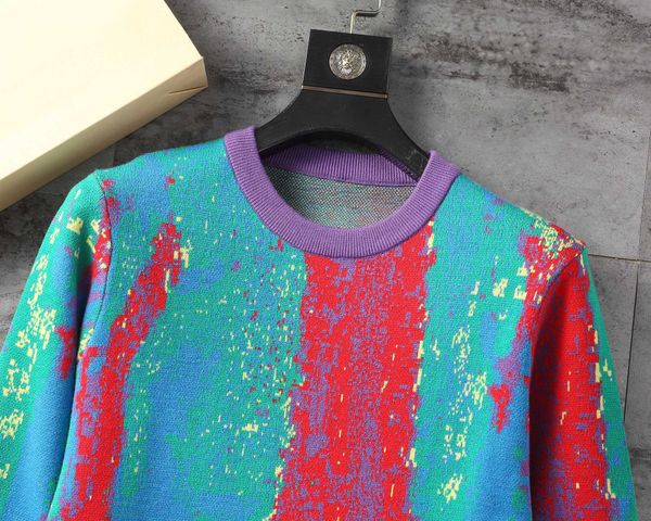 

designer jumper men's sweater plus size women's coat knitted embroidered sweatshirt long sleeve pure cotton autumn winter warm car