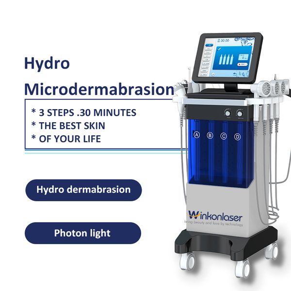 

microdermabrasion facial deep cleaning 14 in 1 hydro facial dermabrasion machine