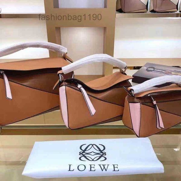 

bag cowhide fashion loews designer bags leather color matching geometric hand-held messenger one large capacity women's square medifaps