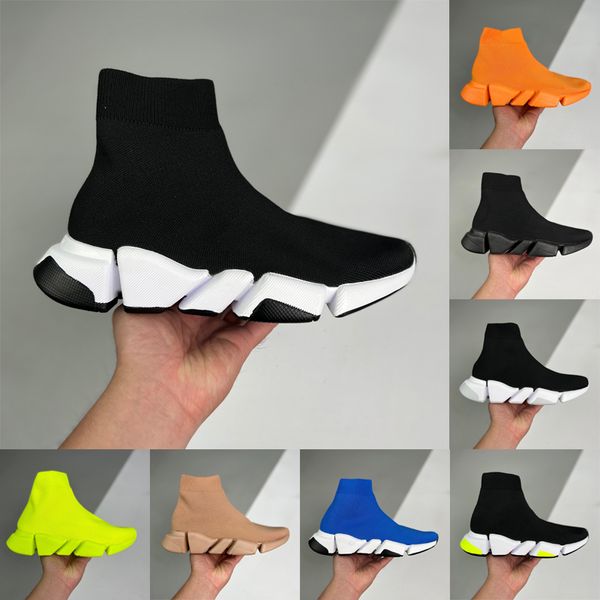 

designer fly socks speed 1.0 casual shoes platform mens runner knit triple black white sock shoe master womens sneakers classic speeds train