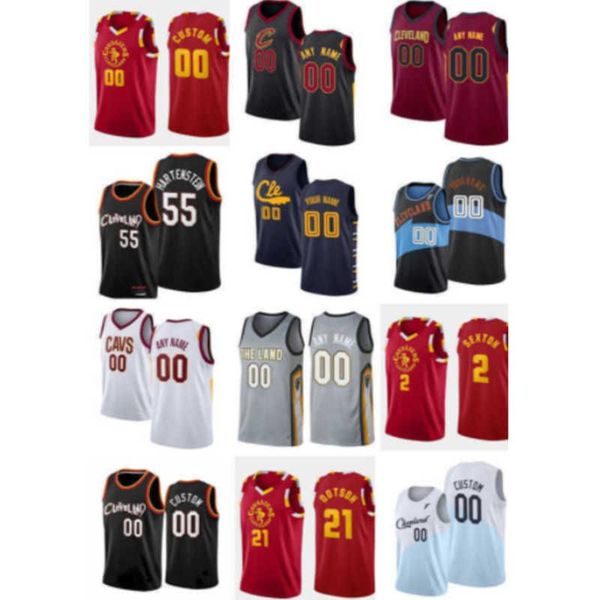 

college wear75th custom men women youth cleveland''cavaliers''kevin 0 love collin 2 sexton darius 10 garland jarrett 31, Black