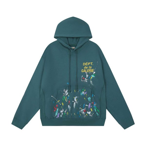 

men's hoodies sweatshirts men's hoodies sweatshirts men's hoodies sweatshirts high gram weight galleryes dept hand-painted sp, Black