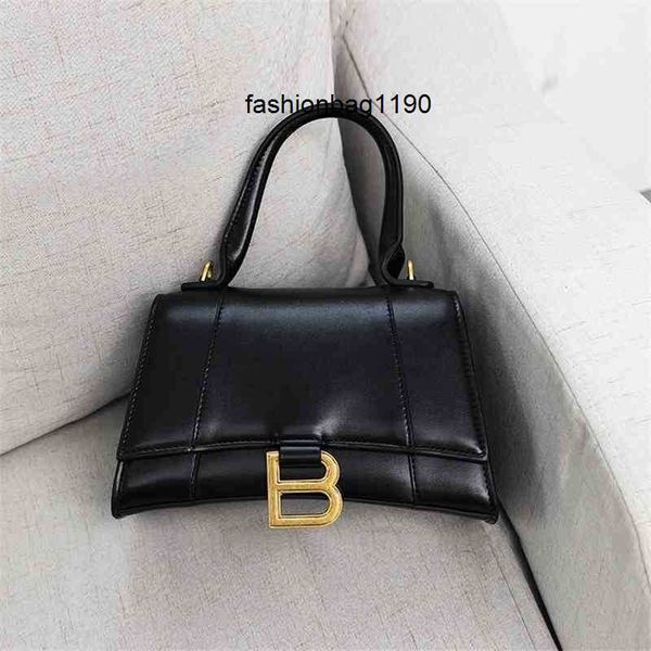 

women designer balencaigass bags square b-button quality 2022 hourglass korean single shoulder messenger handbag women's bag tote