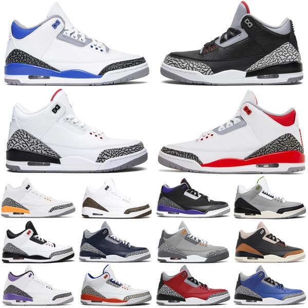 

jumpman 3 mens basketball shoe shoes 3s black cat cement cool grey neapolitan cardinal red pine green desert elephant muslin racer blue rust