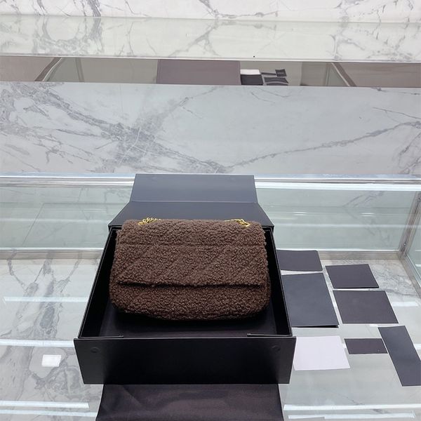 

fashion woman designer bags woolen shoulder bag luxury the tote bag purse wallets crossbody classic quilt handbag purses loulou cross body d