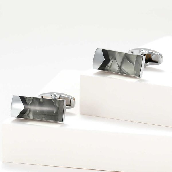 

cufflinks for men jewelry fashion cuboid formal business dress shirt cuff links button wedding gifts, Silver