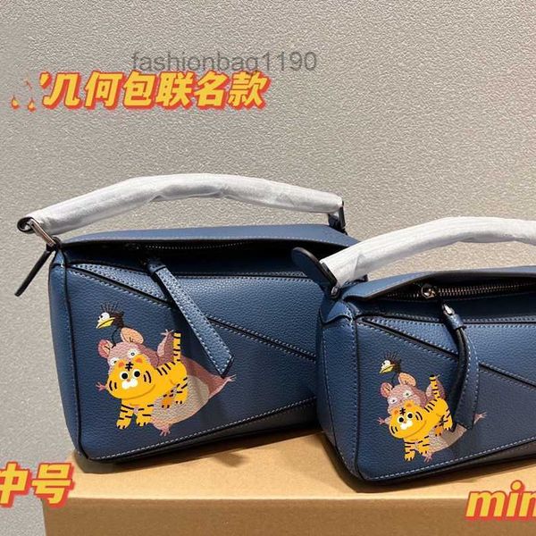 

bag loews 2023 women handbags designer caramel geometric portable single splicing 1z0d