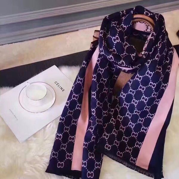 

cashmere scarf designer scarves winter men women quality soft thick shawl scarfs fashion scarve 4 season luxury bufanda 5 colors, Blue;gray