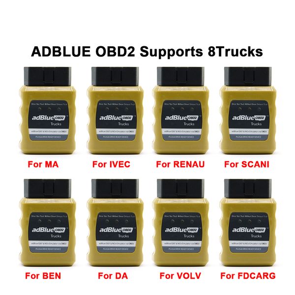 

adblue emulator diagnostic tools euro 4/5 obd obdii adblueobd2 obd2 nox ad blue emulators for s-can and d-af for renault -ive-v-0