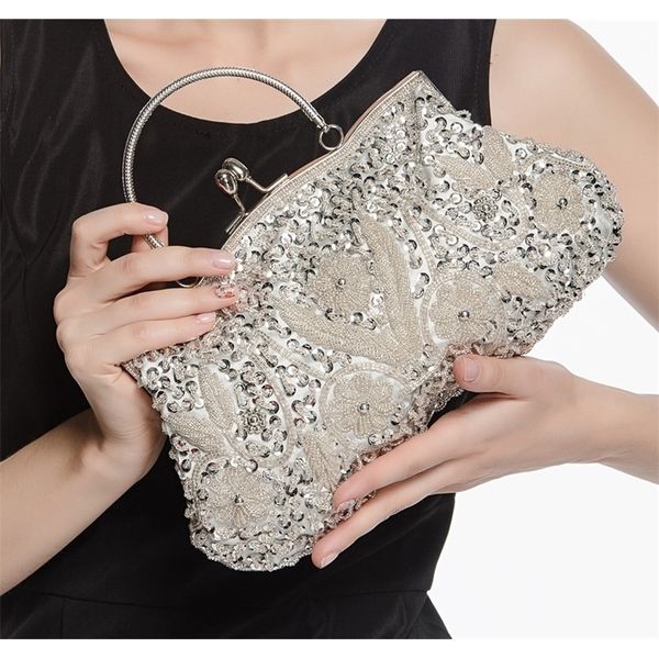 

evening bags fashion retro women evening bags beaded ladies clutch purse shoulder chain wedding party handbags bags purses and handbags 2210