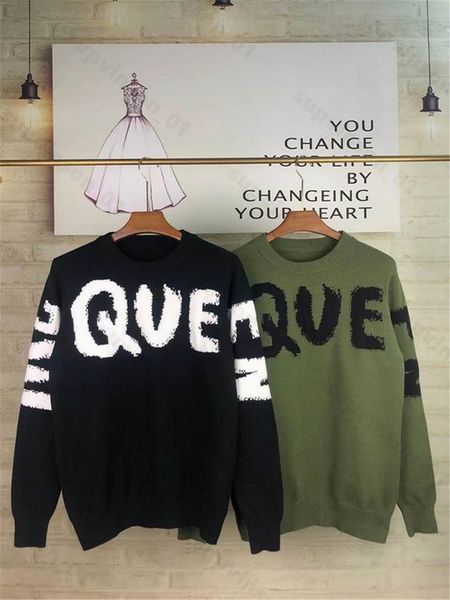 

designers men womens sweaters fashion letter senior classic leisure multicolor autumn winter keep warm comfortable knite clothing, White;black