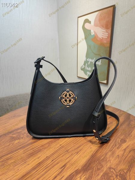 

designer women's handbag miller classic small shoulder bag middle ancient style armpit bag fashion lychee grain cowhide cross body tram