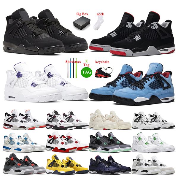 

designer basketball shoes 4s university blue black cat cool grey womens mens trainer sports sneakers