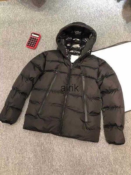 

black armband mens down jacket 21ss waterproof laminated zipper coat brand designer cotton jackets casual street coats