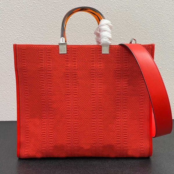 

shopping bag large capacity totes handbag 3d texture motif letter shoulder bags techinal mesh detachable shoulder strap amber handle women o