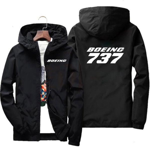 

mens hoodies boeing 737 womens jackets 777 767 print men coat casual jogging thin, Black;brown