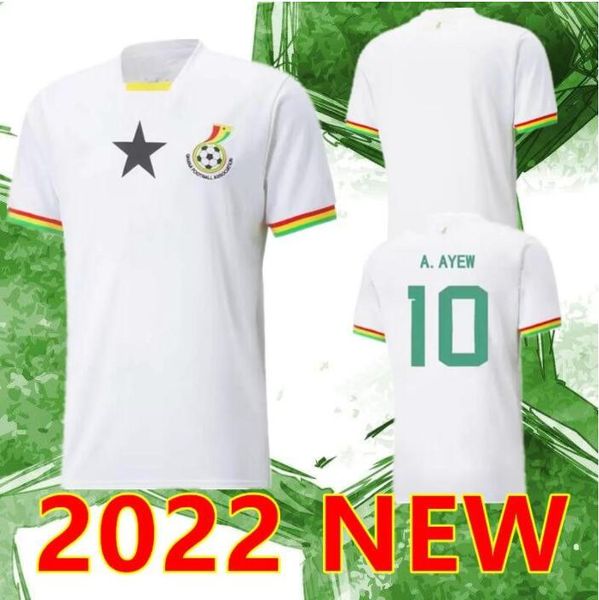 

22 23 ghana thomas soccer jerseys 2023 schlupp kudus j ayew aidoo jr ayew afena amartey djiku caleb ekuban samuel owusu football shirt breat, Black