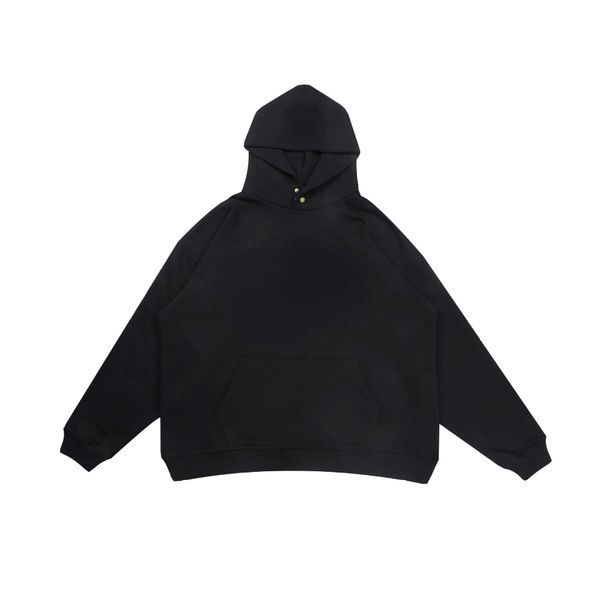 

women's hoodies sweatshirts autumn and winter flocking printing fashion brand plush couple loose hoodie men, Black