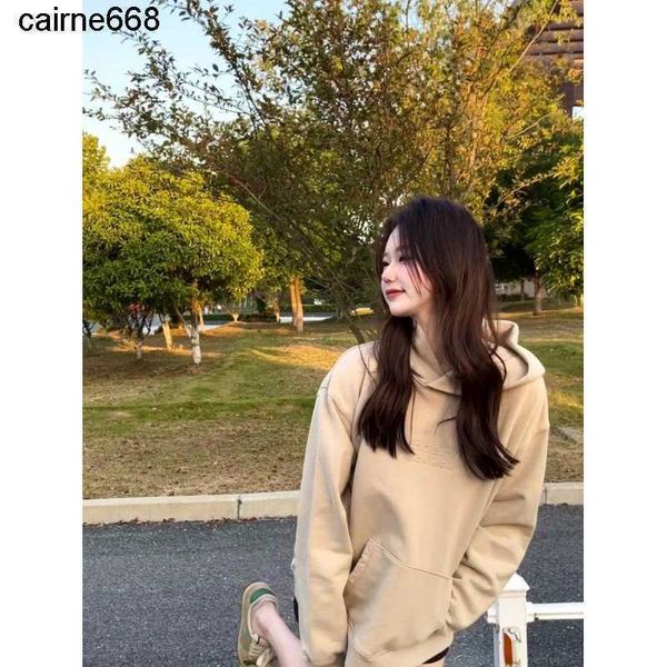 

women's hoodies designer sweatshirts autumn loose slim stereo letter hoodie sport casual long sleeve alexanders men's women's, Black