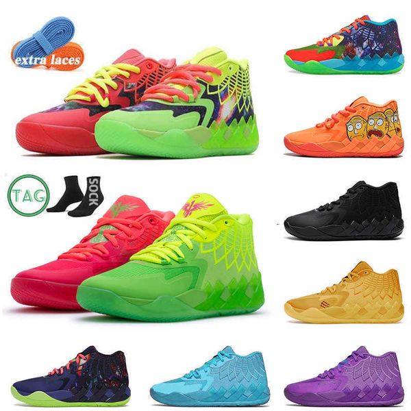 

lamelo ball mb.01 men basketball shoes sneaker black blast buzz city not from here queen city rick and morty rock ridge red pumps trainers
