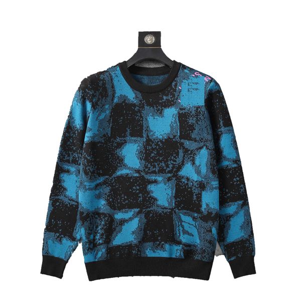 

designer's upscale men's sweater with small round neck and turtleneck classic knitted pullover in autumn and winter fashion casual, White;black